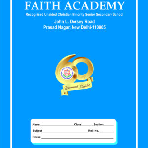 faith academy morning shift blue note book aadiline