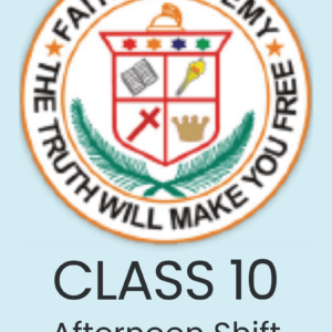 Faith Academy Class 10 Afternoon French