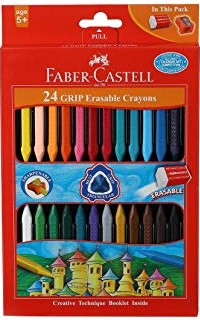 24 Grip Erasable Crayons